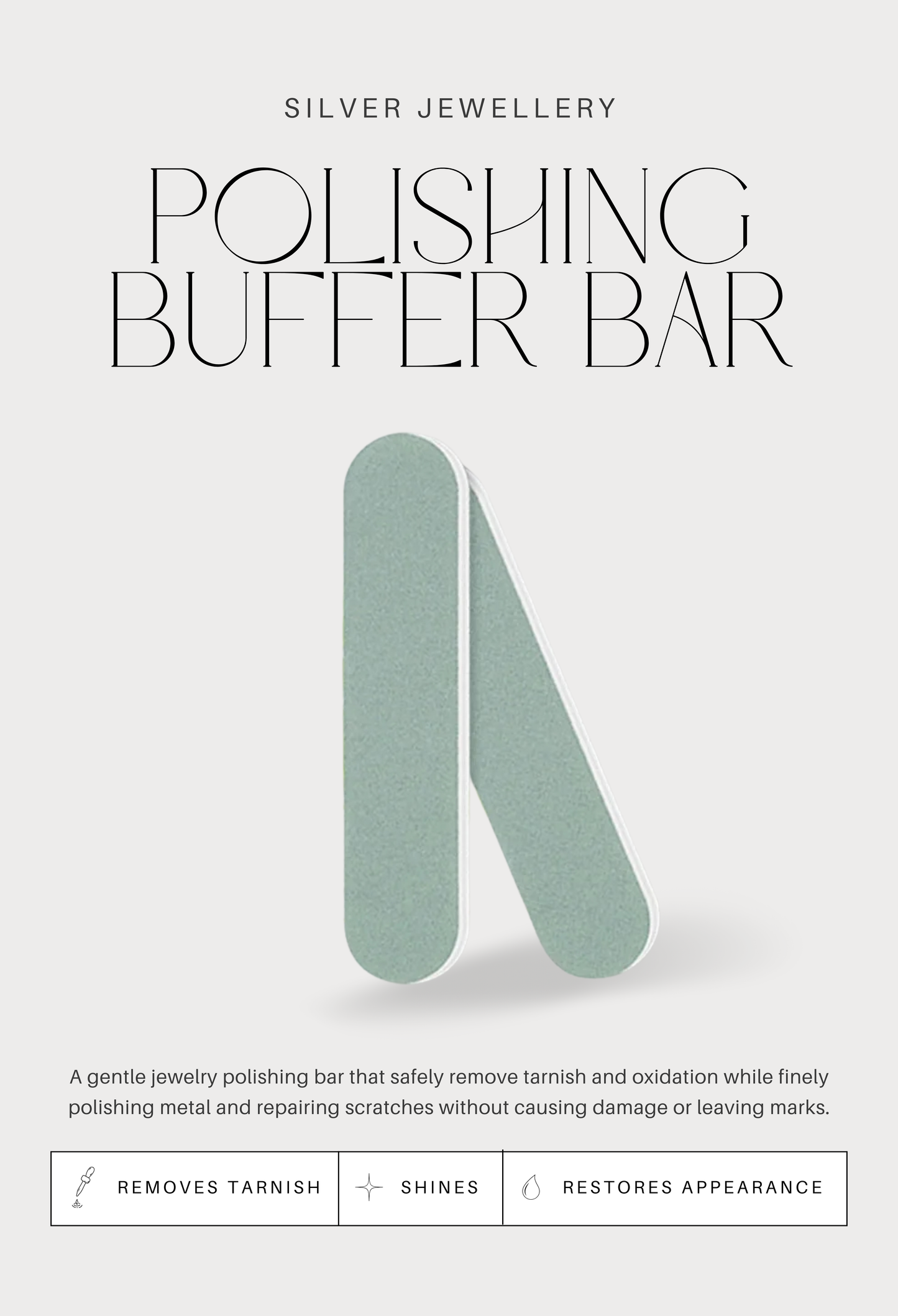 Silver Jewellery Polishing Bar